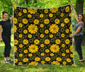Manipura Chakra Pattern Print Quilt