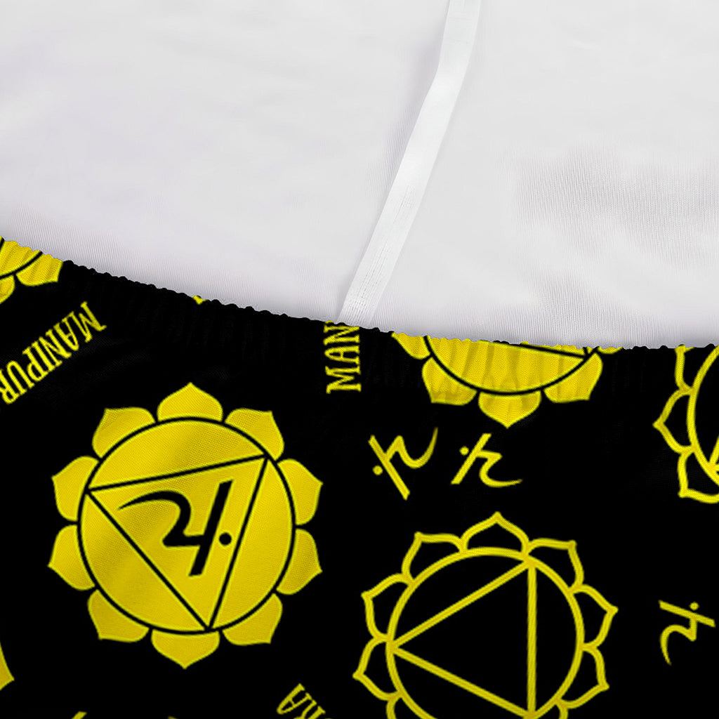 Manipura Chakra Pattern Print Sofa Cover