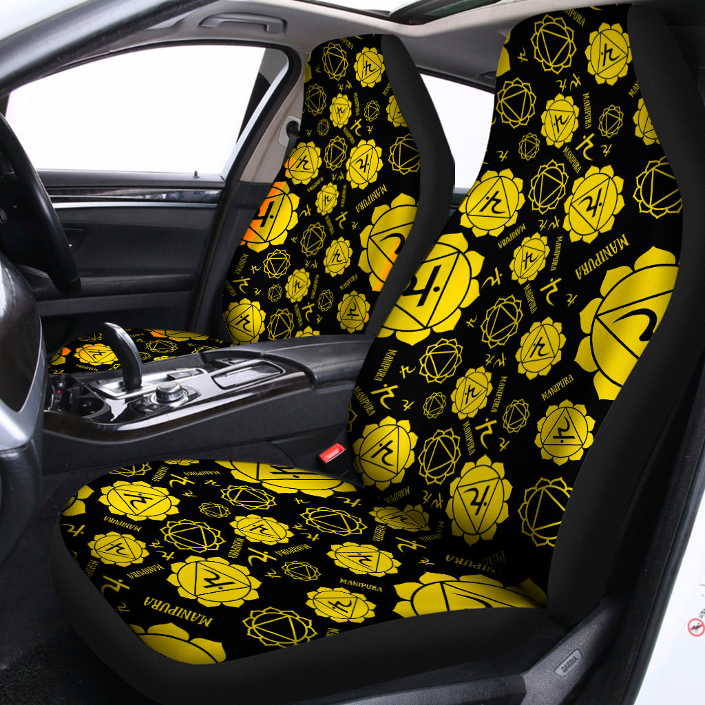 Manipura Chakra Pattern Print Universal Fit Car Seat Covers