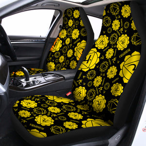 Manipura Chakra Pattern Print Universal Fit Car Seat Covers