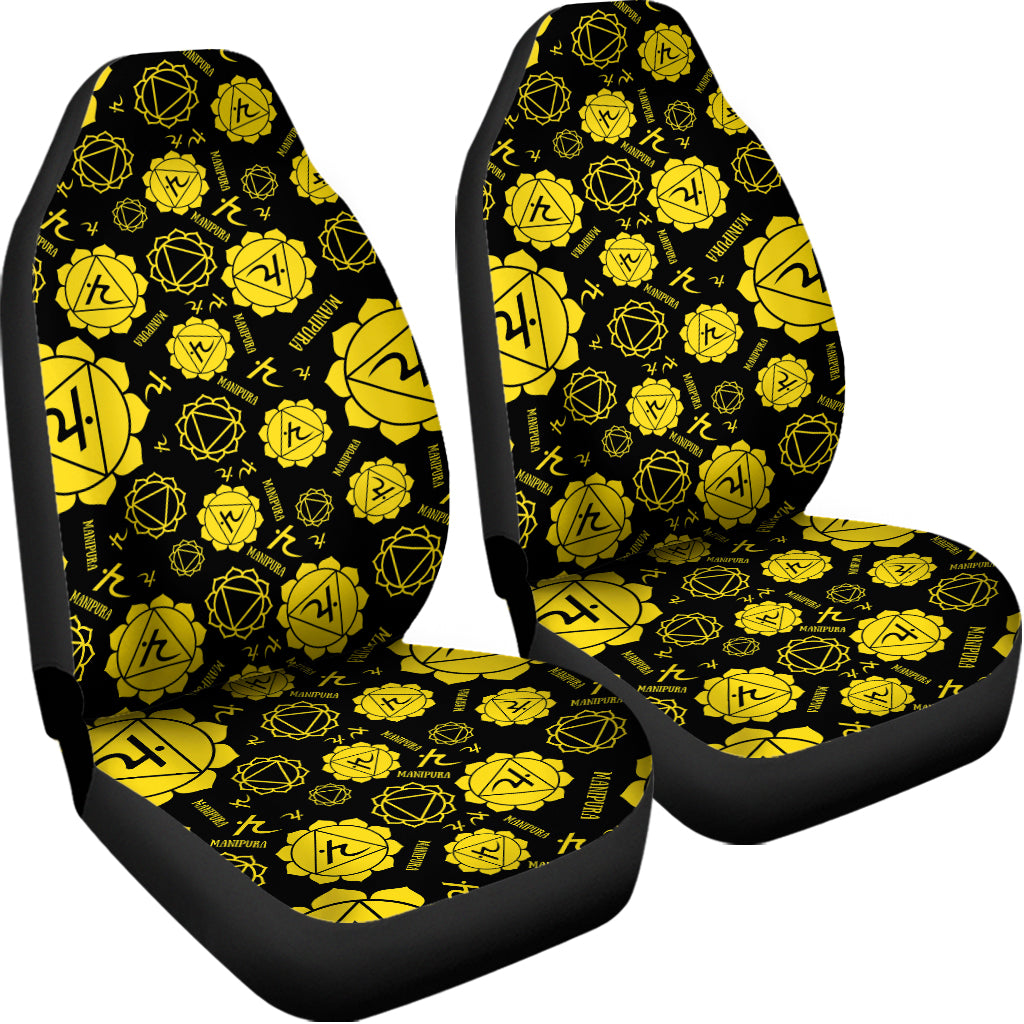 Manipura Chakra Pattern Print Universal Fit Car Seat Covers