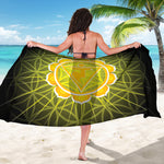 Manipura Chakra Spiritual Print Beach Sarong Wrap