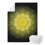 Manipura Chakra Spiritual Print Blanket