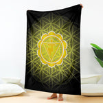 Manipura Chakra Spiritual Print Blanket