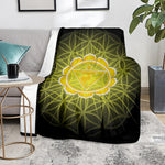 Manipura Chakra Spiritual Print Blanket