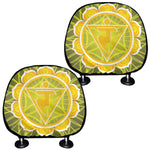 Manipura Chakra Spiritual Print Car Headrest Covers