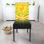 Manipura Chakra Spiritual Print Dining Chair Slipcover