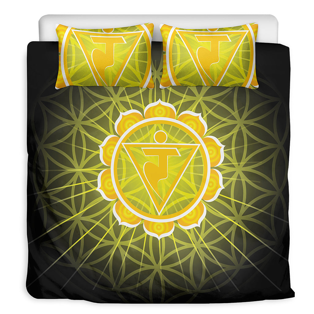 Manipura Chakra Spiritual Print Duvet Cover Bedding Set