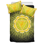 Manipura Chakra Spiritual Print Duvet Cover Bedding Set