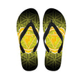 Manipura Chakra Spiritual Print Flip Flops