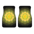 Manipura Chakra Spiritual Print Front Car Floor Mats