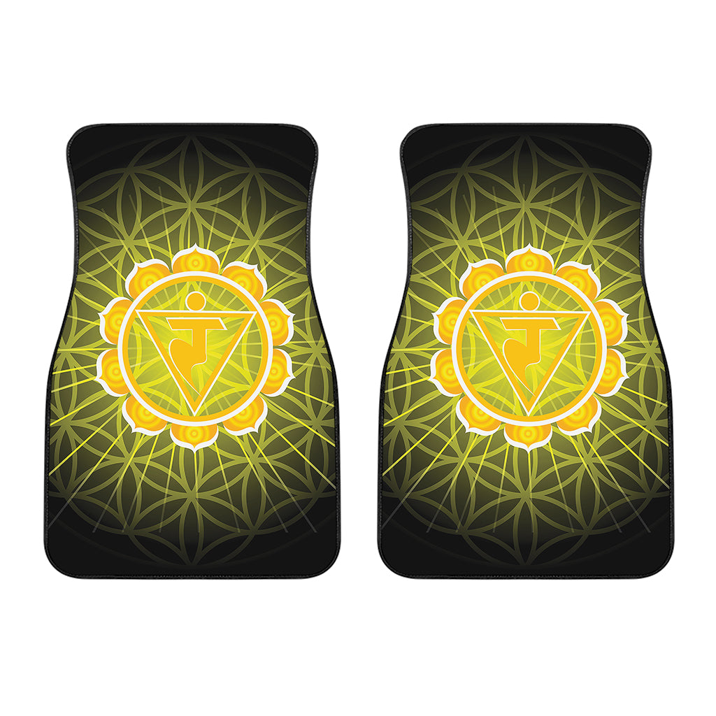 Manipura Chakra Spiritual Print Front Car Floor Mats