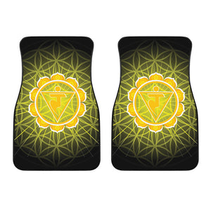 Manipura Chakra Spiritual Print Front Car Floor Mats