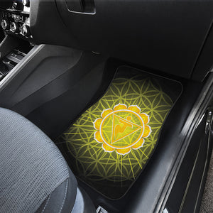 Manipura Chakra Spiritual Print Front Car Floor Mats