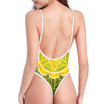 Manipura Chakra Spiritual Print High Cut One Piece Swimsuit