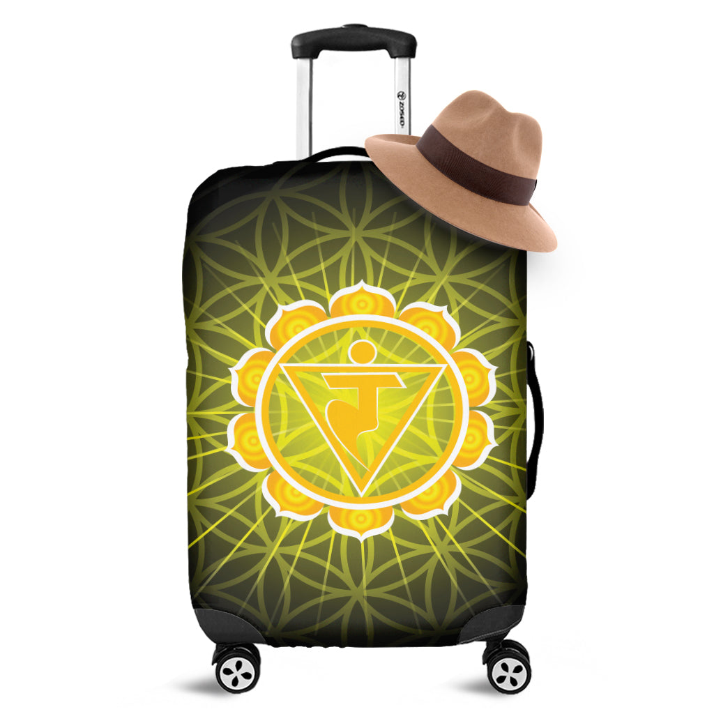Manipura Chakra Spiritual Print Luggage Cover
