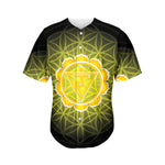 Manipura Chakra Spiritual Print Men's Baseball Jersey