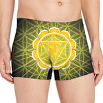 Manipura Chakra Spiritual Print Men's Boxer Briefs