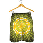 Manipura Chakra Spiritual Print Men's Shorts