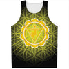 Manipura Chakra Spiritual Print Men's Tank Top