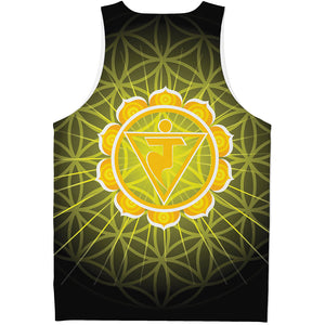 Manipura Chakra Spiritual Print Men's Tank Top