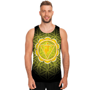 Manipura Chakra Spiritual Print Men's Tank Top