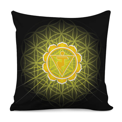 Manipura Chakra Spiritual Print Pillow Cover