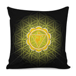 Manipura Chakra Spiritual Print Pillow Cover