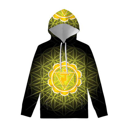 Manipura Chakra Spiritual Print Pullover Hoodie
