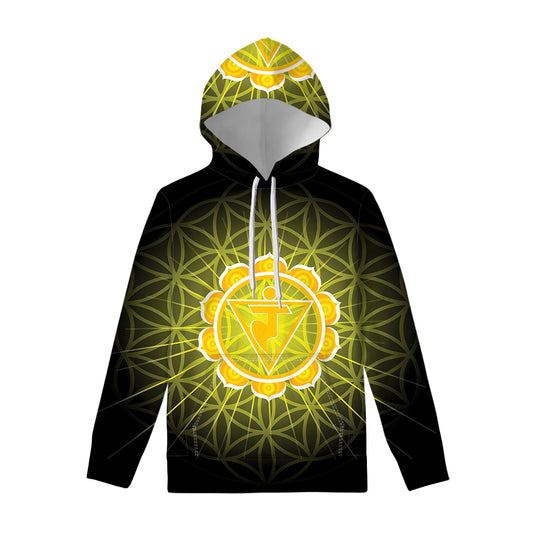 Manipura Chakra Spiritual Print Pullover Hoodie