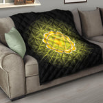 Manipura Chakra Spiritual Print Quilt