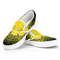 Manipura Chakra Spiritual Print White Slip On Sneakers