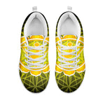 Manipura Chakra Spiritual Print White Sneakers