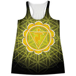 Manipura Chakra Spiritual Print Women's Racerback Tank Top