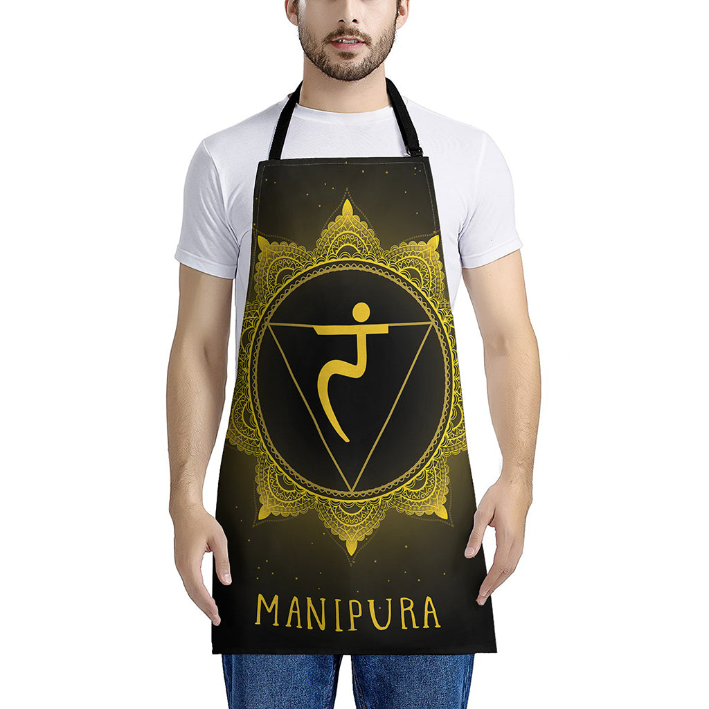Manipura Chakra Symbol Print Apron