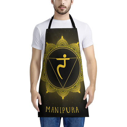 Manipura Chakra Symbol Print Apron