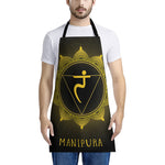 Manipura Chakra Symbol Print Apron