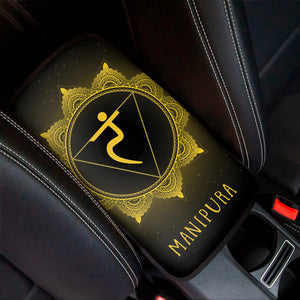 Manipura Chakra Symbol Print Car Center Console Cover