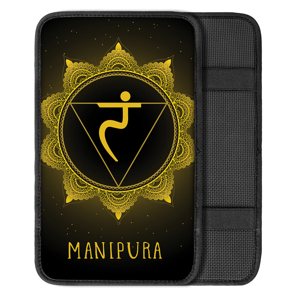 Manipura Chakra Symbol Print Car Center Console Cover