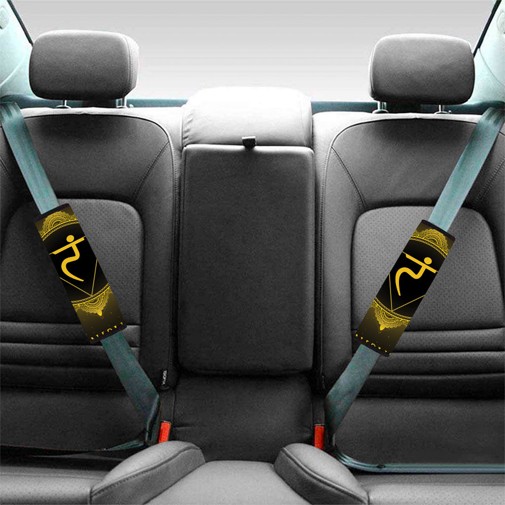 Manipura Chakra Symbol Print Car Seat Belt Covers