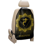 Manipura Chakra Symbol Print Car Seat Organizers