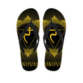 Manipura Chakra Symbol Print Flip Flops