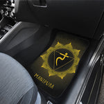 Manipura Chakra Symbol Print Front Car Floor Mats