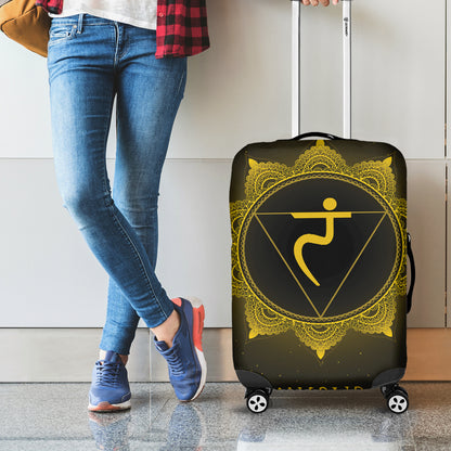 Manipura Chakra Symbol Print Luggage Cover