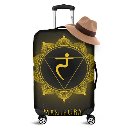 Manipura Chakra Symbol Print Luggage Cover
