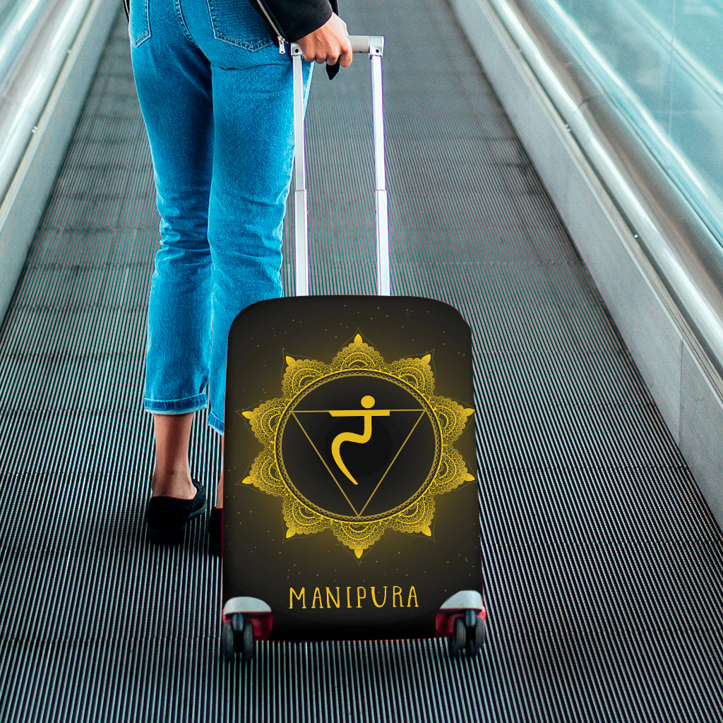 Manipura Chakra Symbol Print Luggage Cover