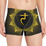 Manipura Chakra Symbol Print Men's Boxer Briefs