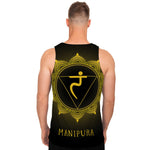 Manipura Chakra Symbol Print Men's Tank Top