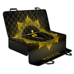 Manipura Chakra Symbol Print Pet Car Back Seat Cover