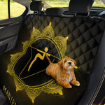 Manipura Chakra Symbol Print Pet Car Back Seat Cover